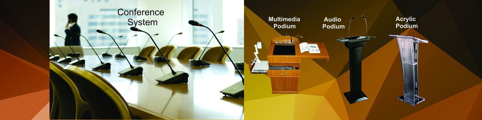 best confernece system, podium gujarat